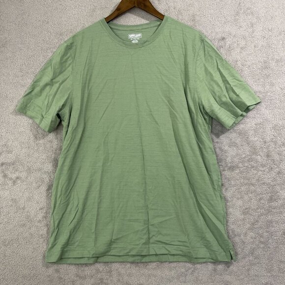 NWOT Kirkland Signature Men's XL Green Pima Cotton T-Shirt - Picture 2 of 7
